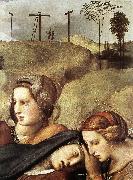 RAFFAELLO Sanzio The Entombment (detail) st oil on canvas